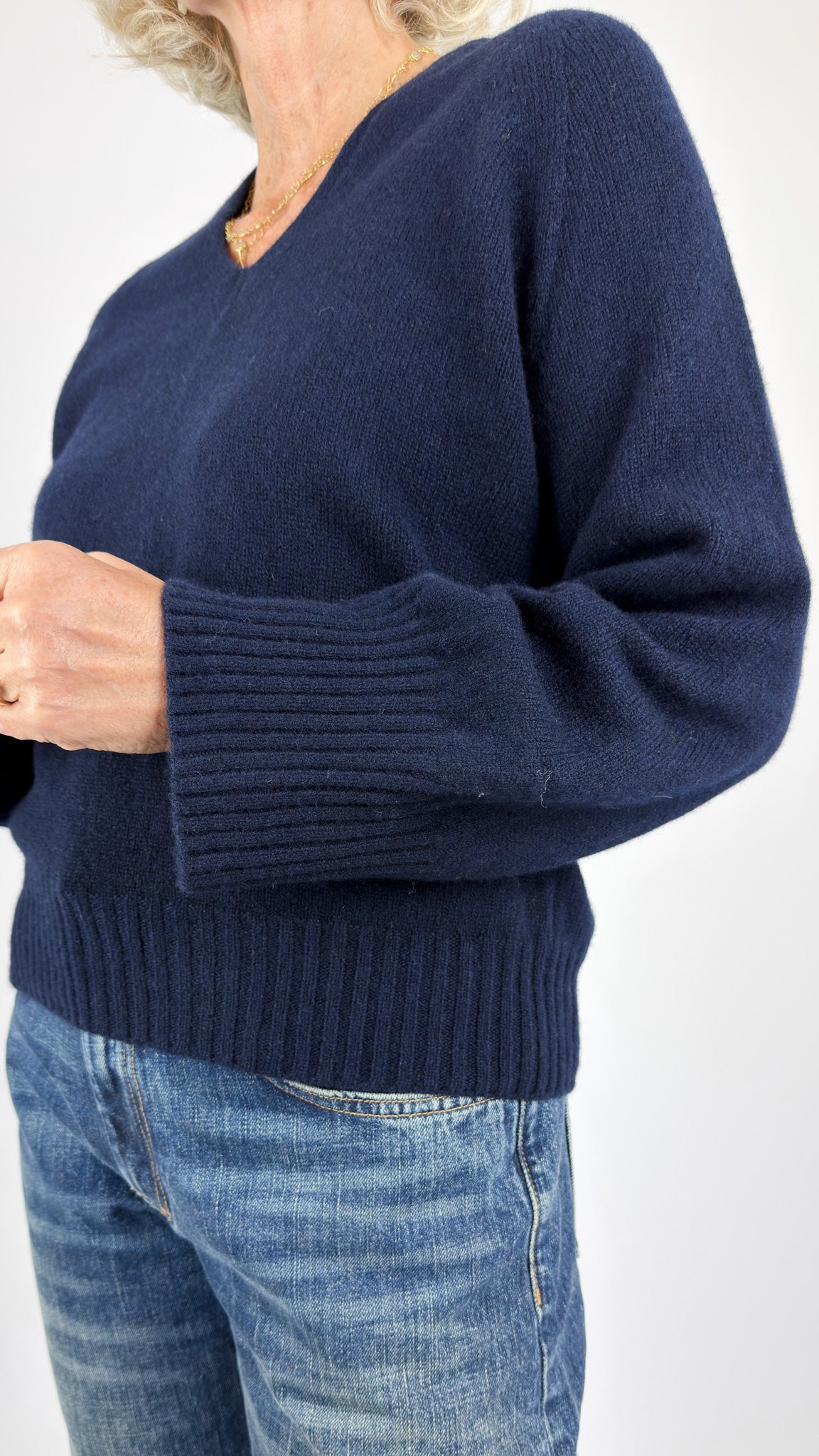 Cordelia James Fran Jumper Nero/Navy