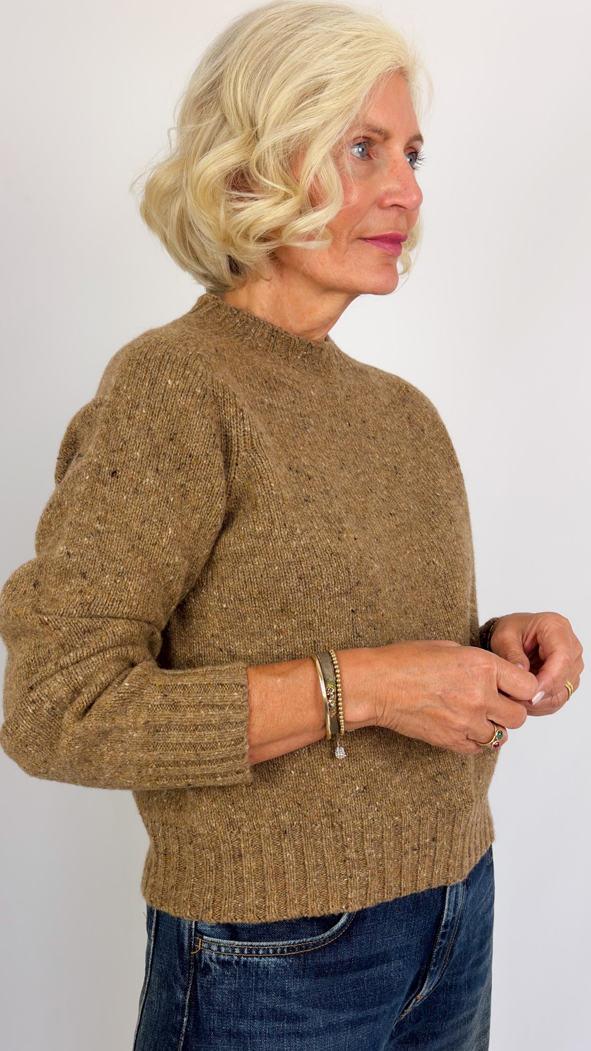 Cordelia James Fawn Jumper Knoydart