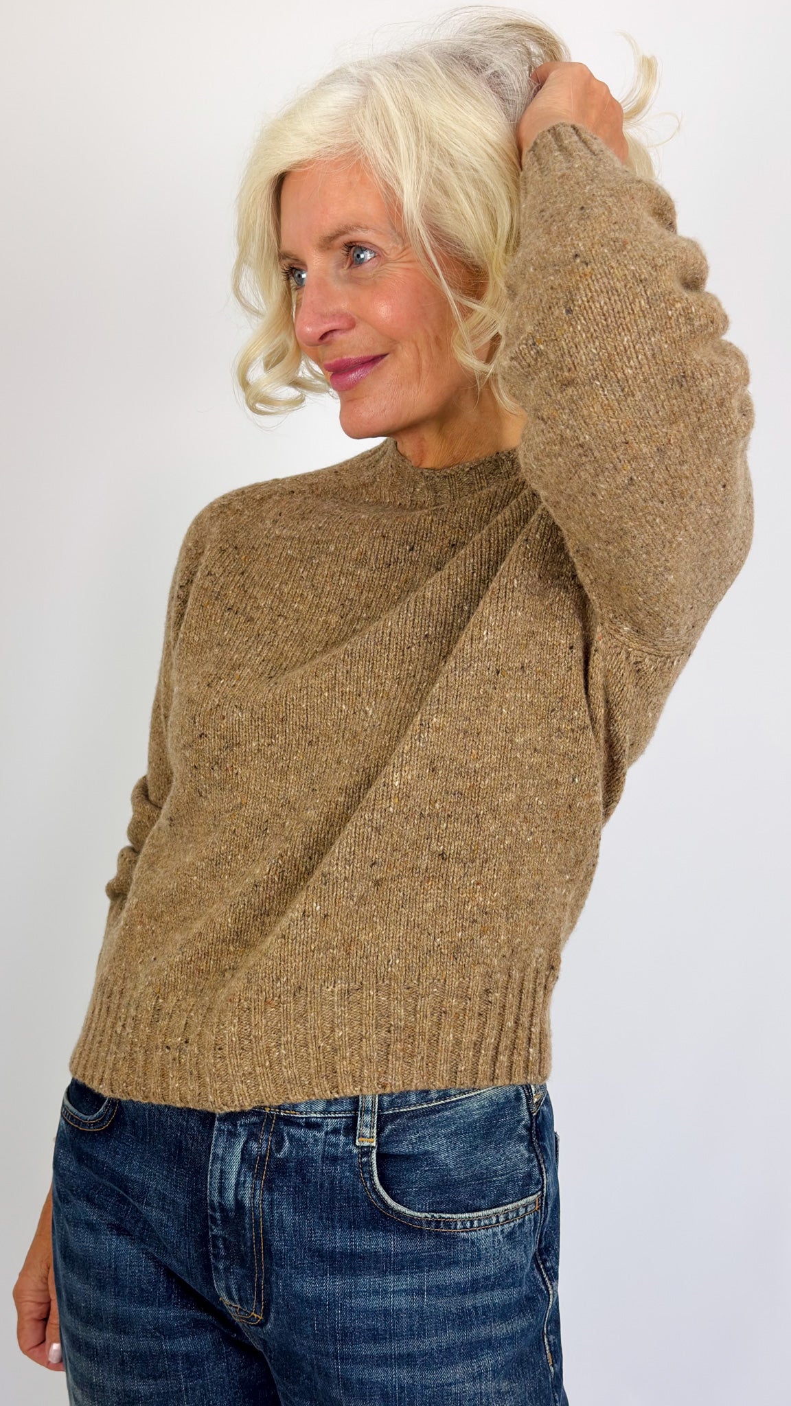 Cordelia James Fawn Jumper Knoydart