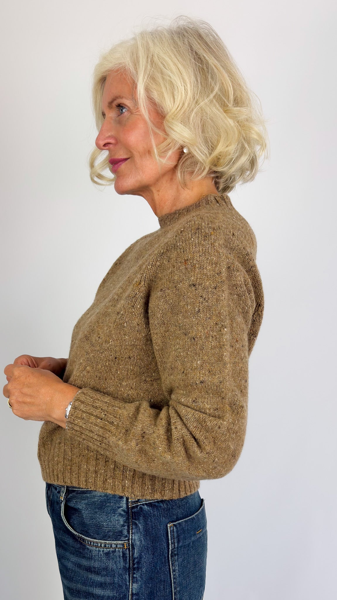 Cordelia James Fawn Jumper Knoydart