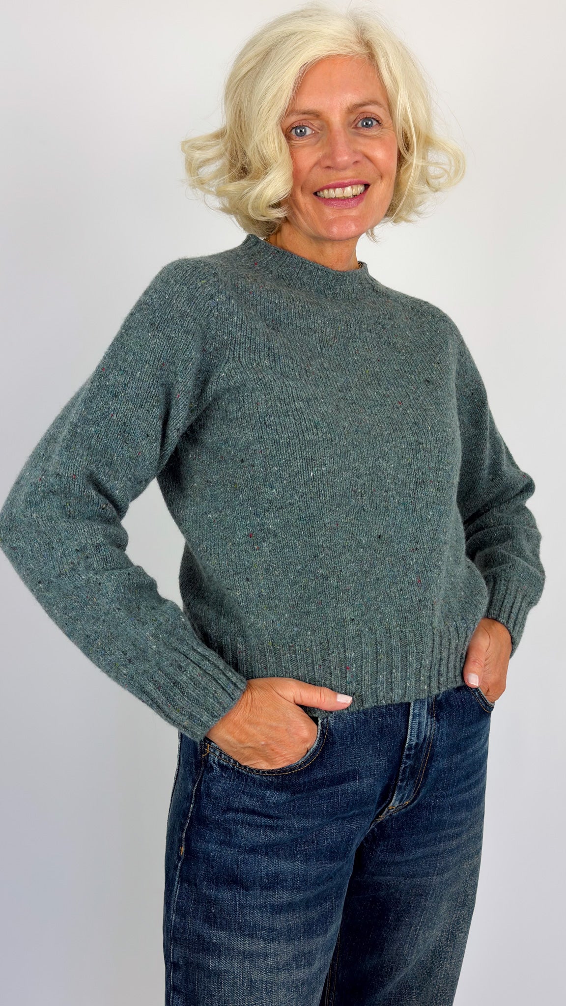 Cordelia James Fawn Jumper Lomond