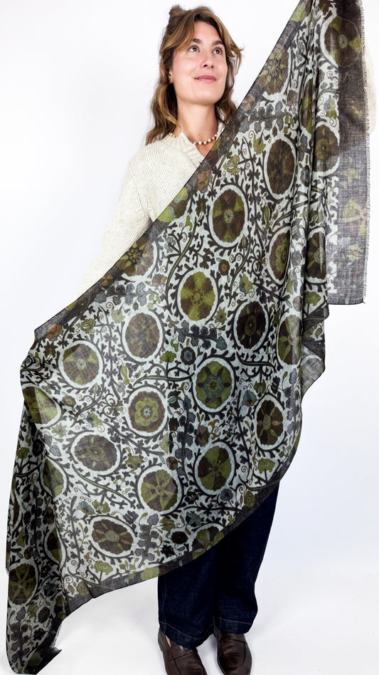 Jo Edwards Trellis Mosaic Scarf