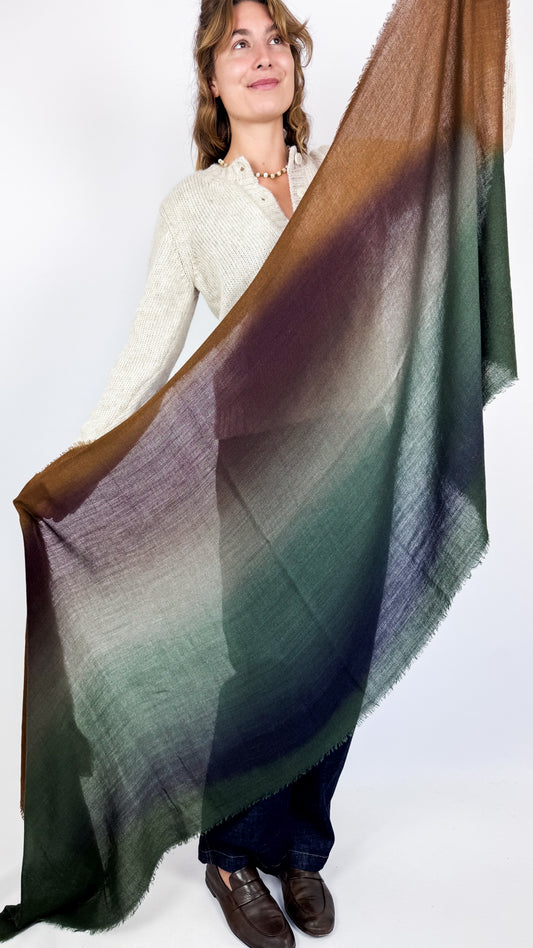 Jo Edwards Brown Storm Scarf