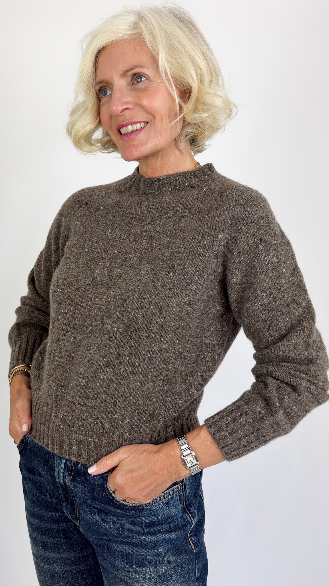 Cordelia James Fawn Jumper Torridon