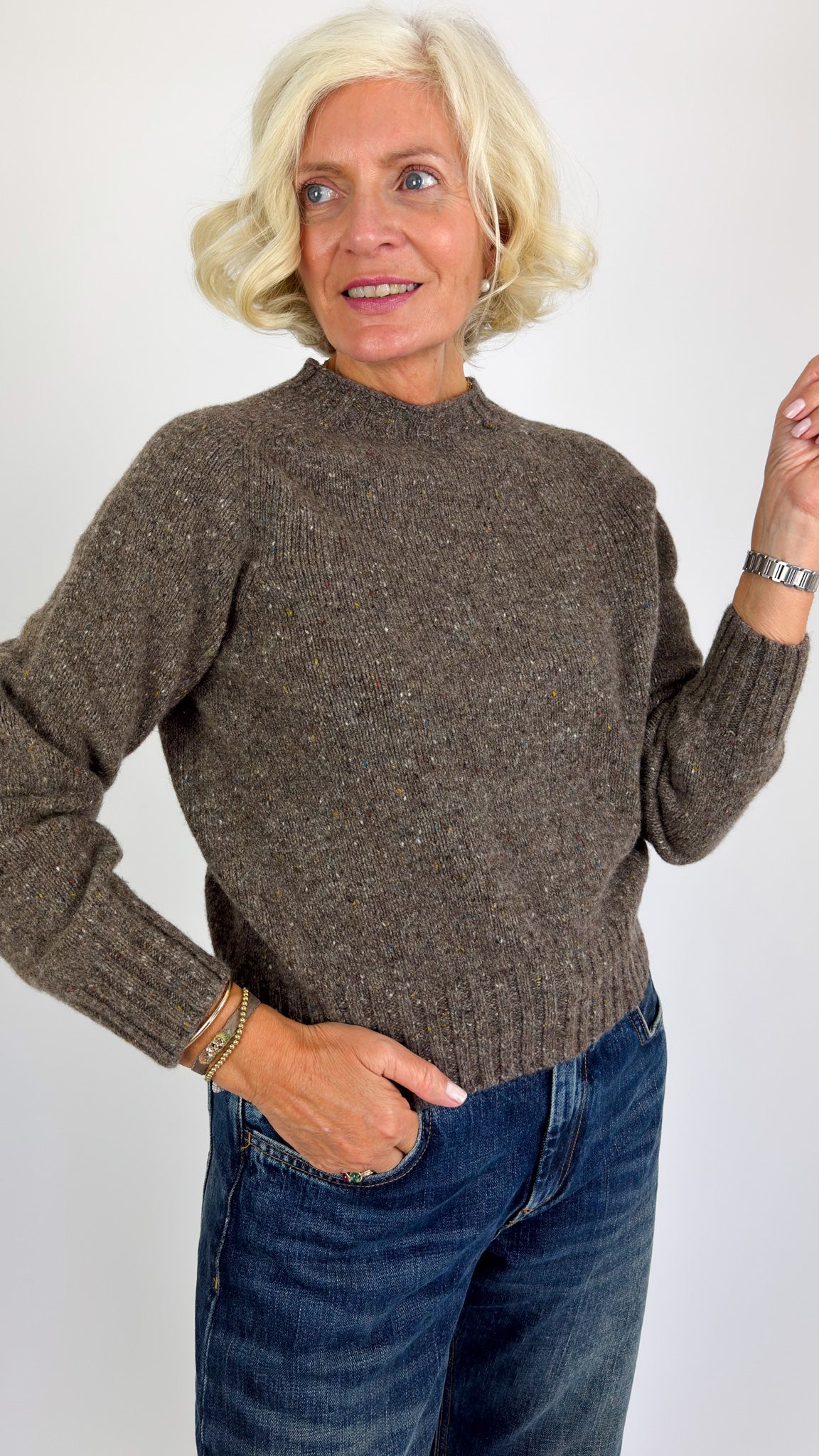 Cordelia James Fawn Jumper Torridon