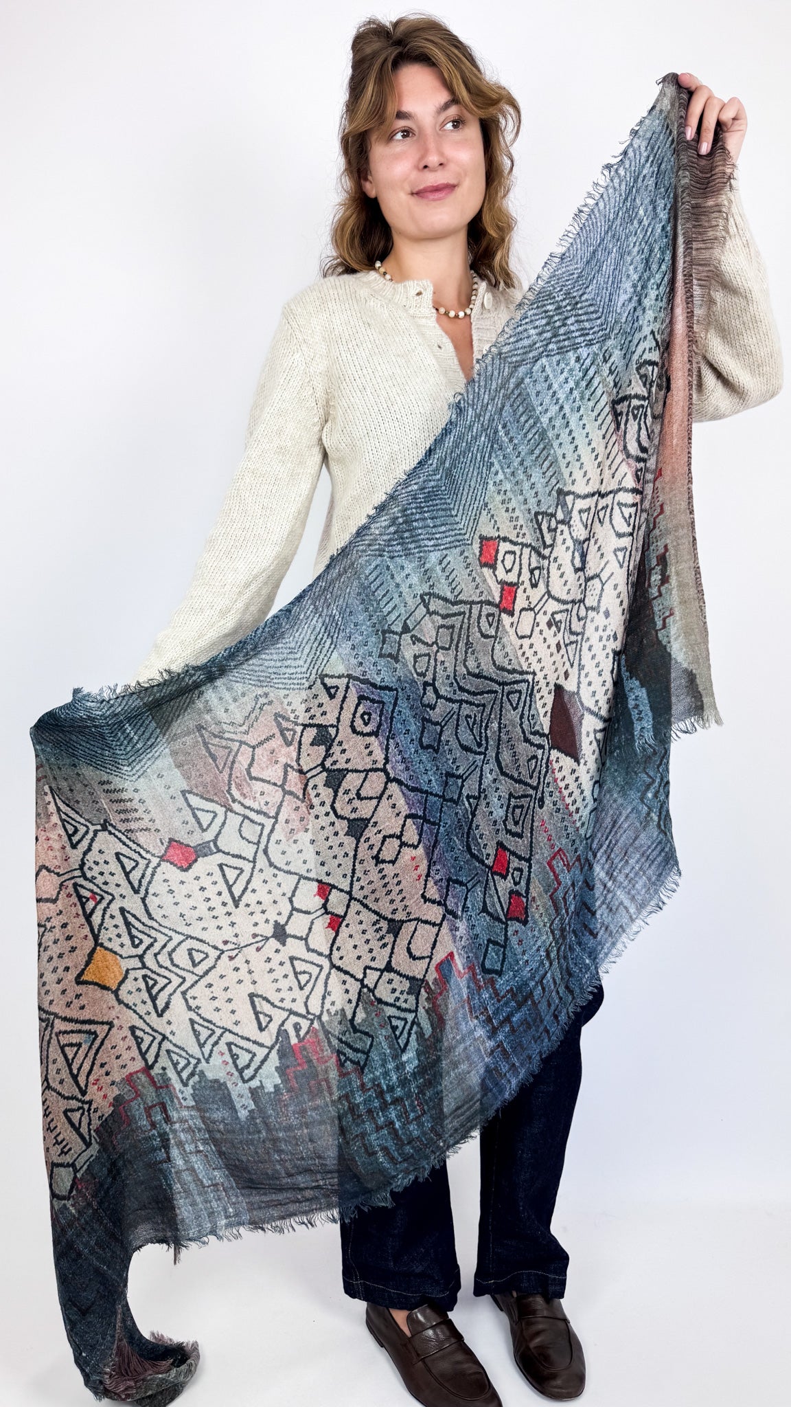 Jo Edwards Faded Love Scarf