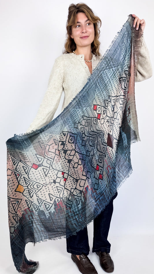 Jo Edwards Faded Love Scarf