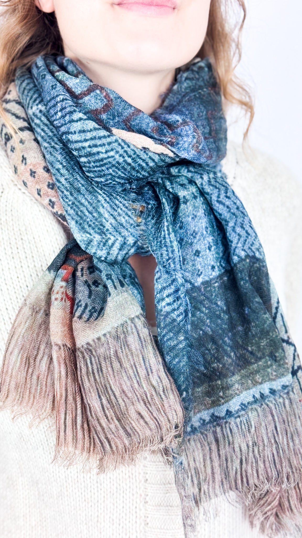 Jo Edwards Faded Love Scarf