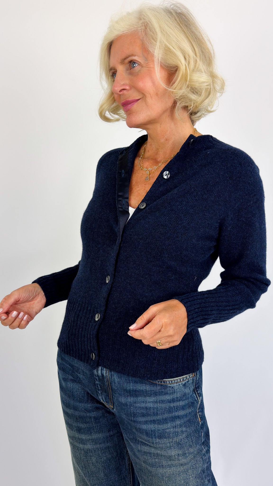 Cordelia James Faith Cardigan Cosmos