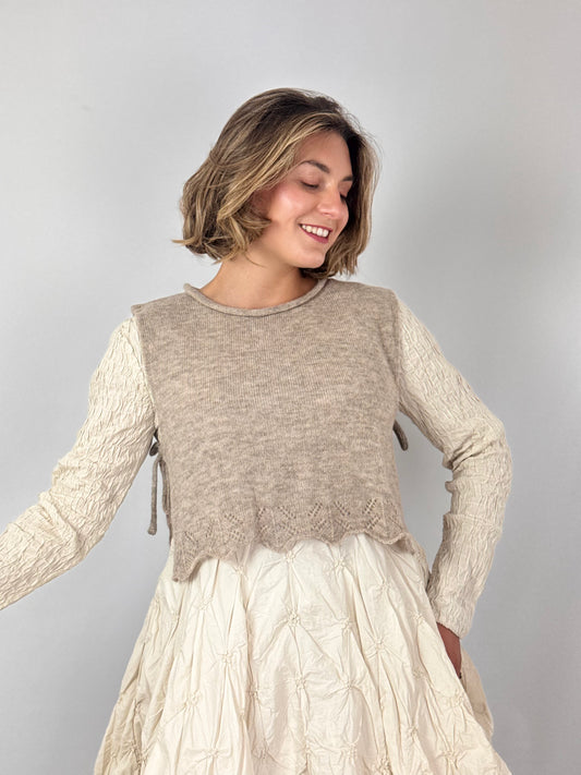 Ewa i Walla Mirjam Tabard Jumper Sand