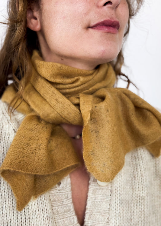 Mirror In The Sky A320 Mini Scarf Gold