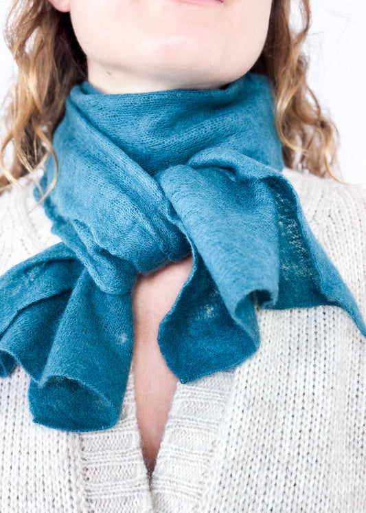 Mirror In The Sky A320 Mini Scarf Spruce
