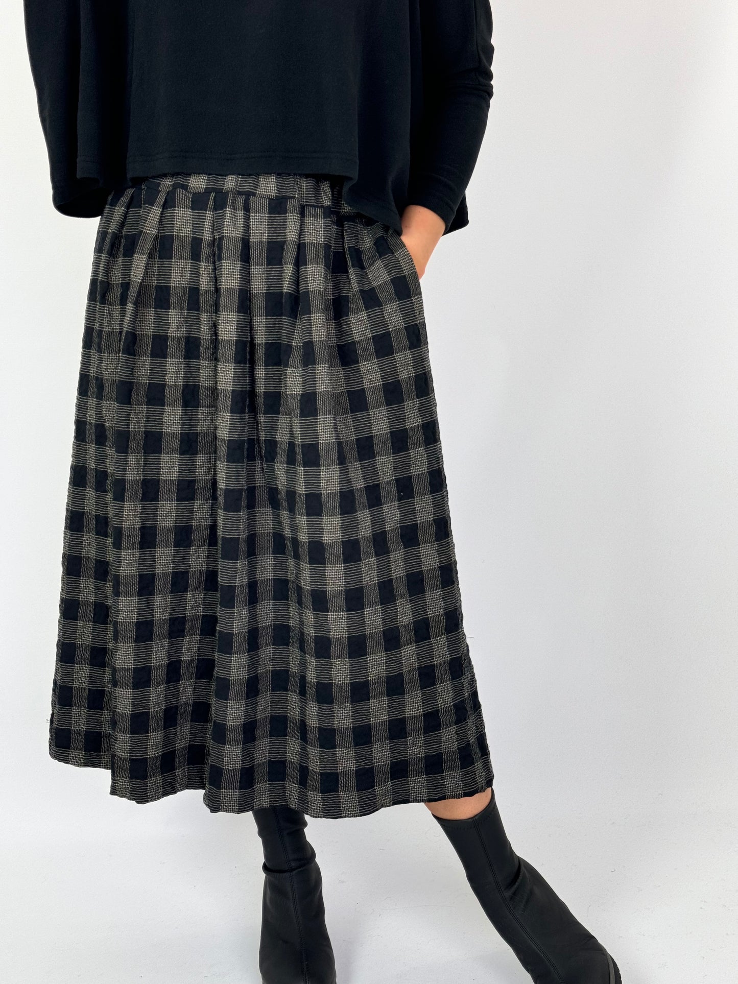 Mama b Pesci Skirt Black