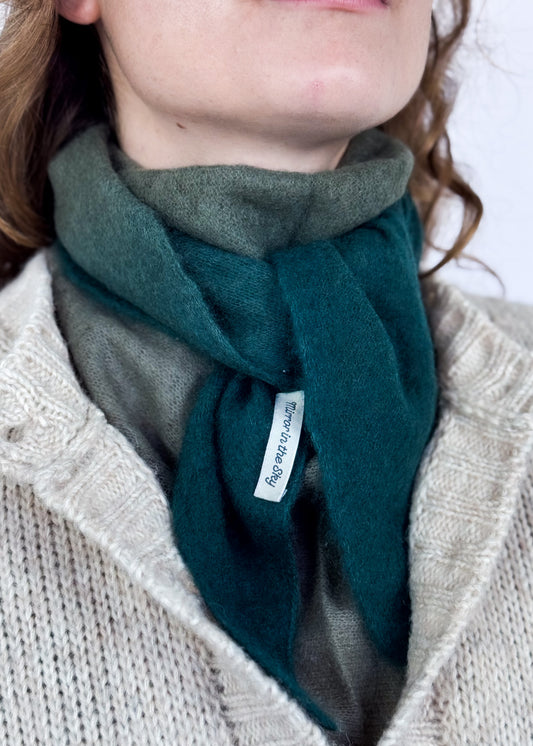 Mirror In The Sky A459 Scarf Greens