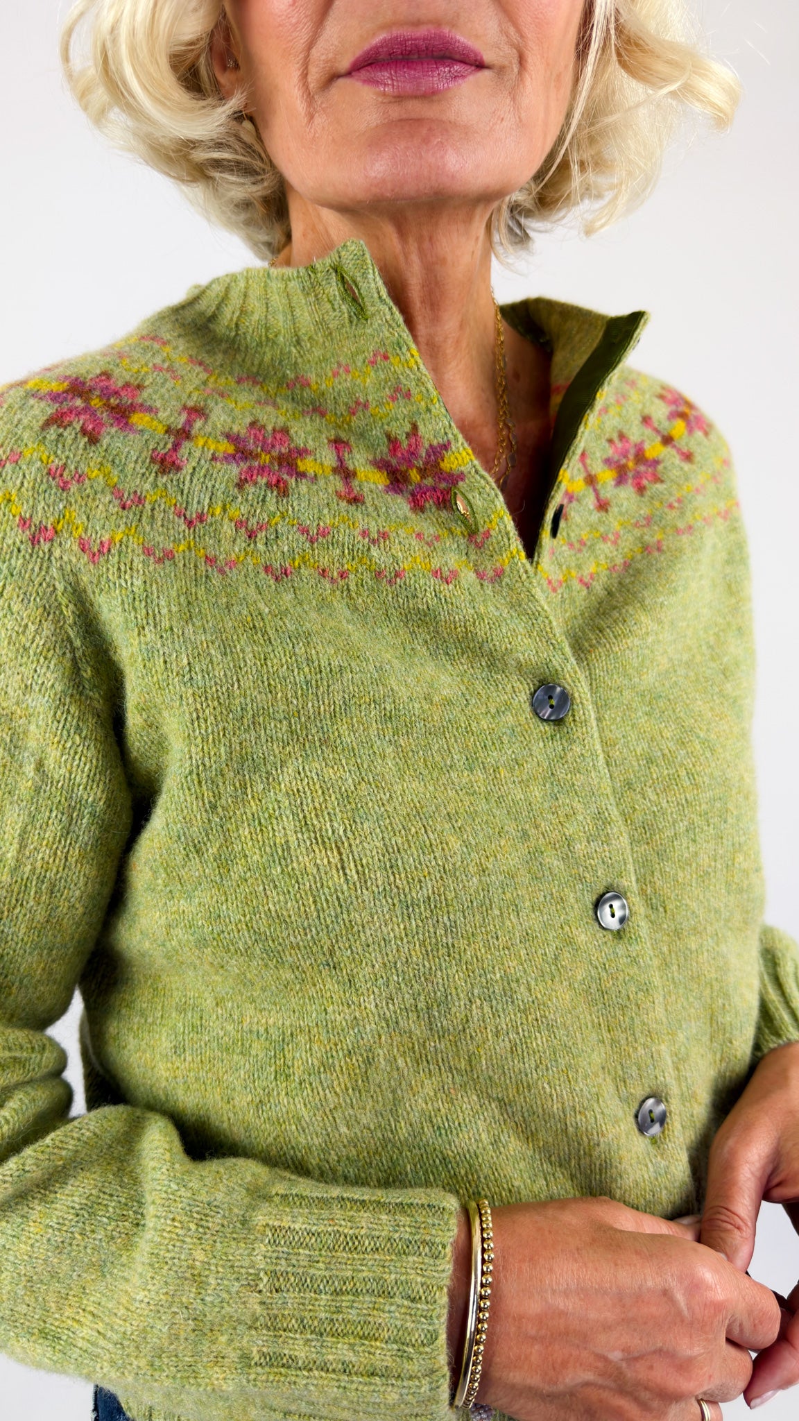 Cordelia James Fifi Cardigan Avocado