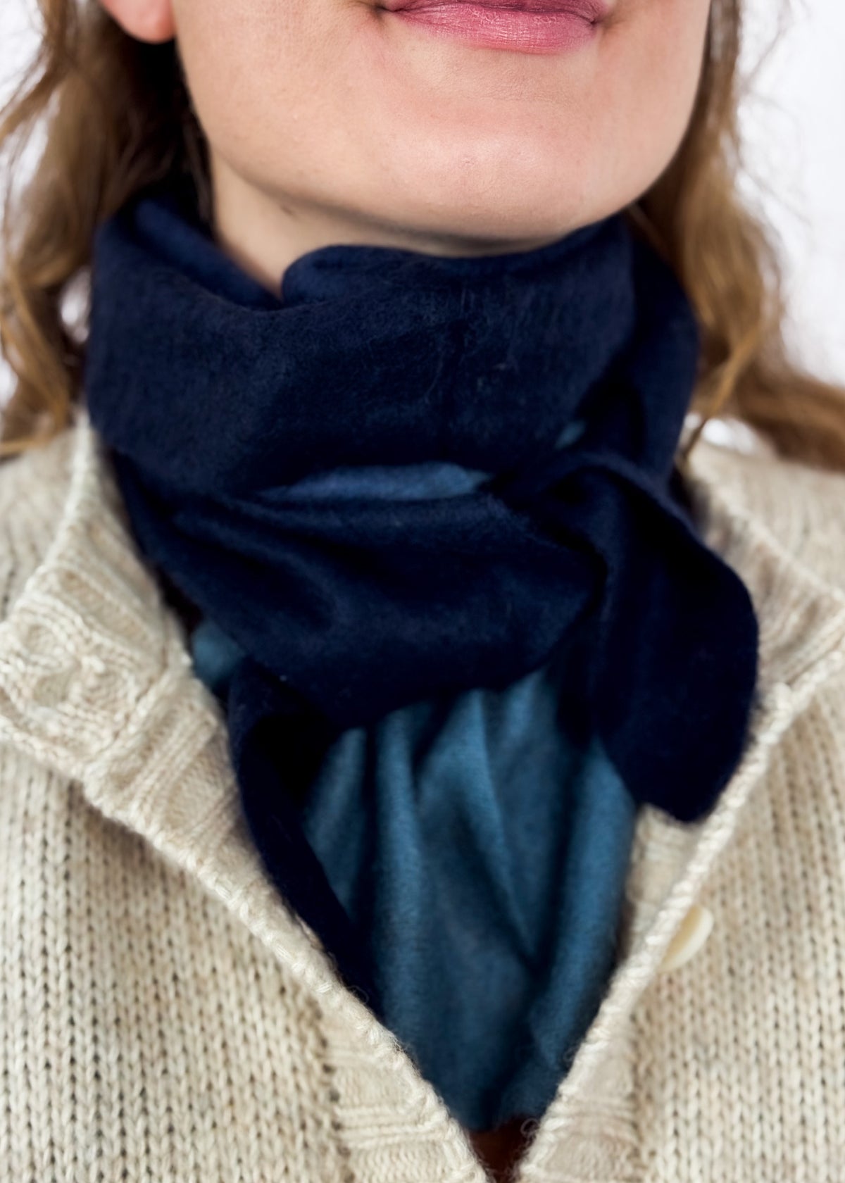 Mirror In The Sky A459 Scarf Blues