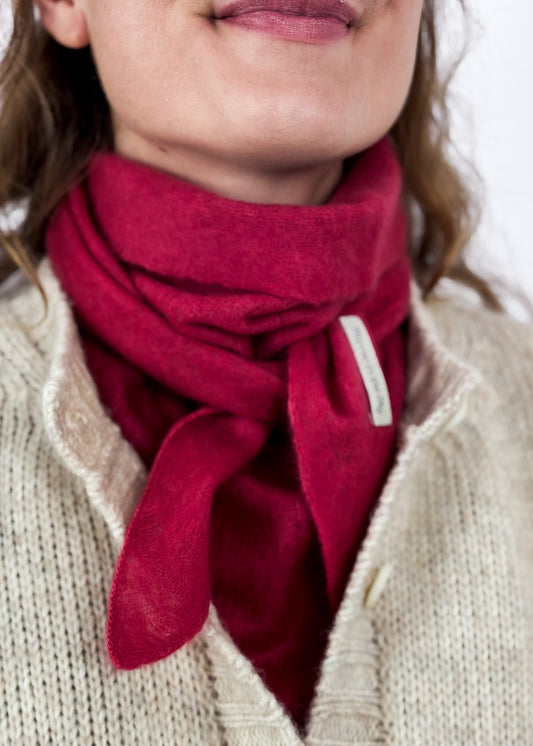 Mirror In The Sky A458 Scarf Ruby