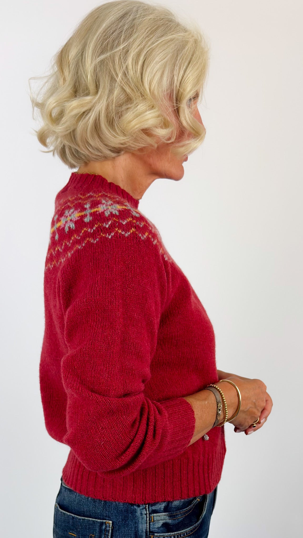 Cordelia James Flavia Jumper Framboise