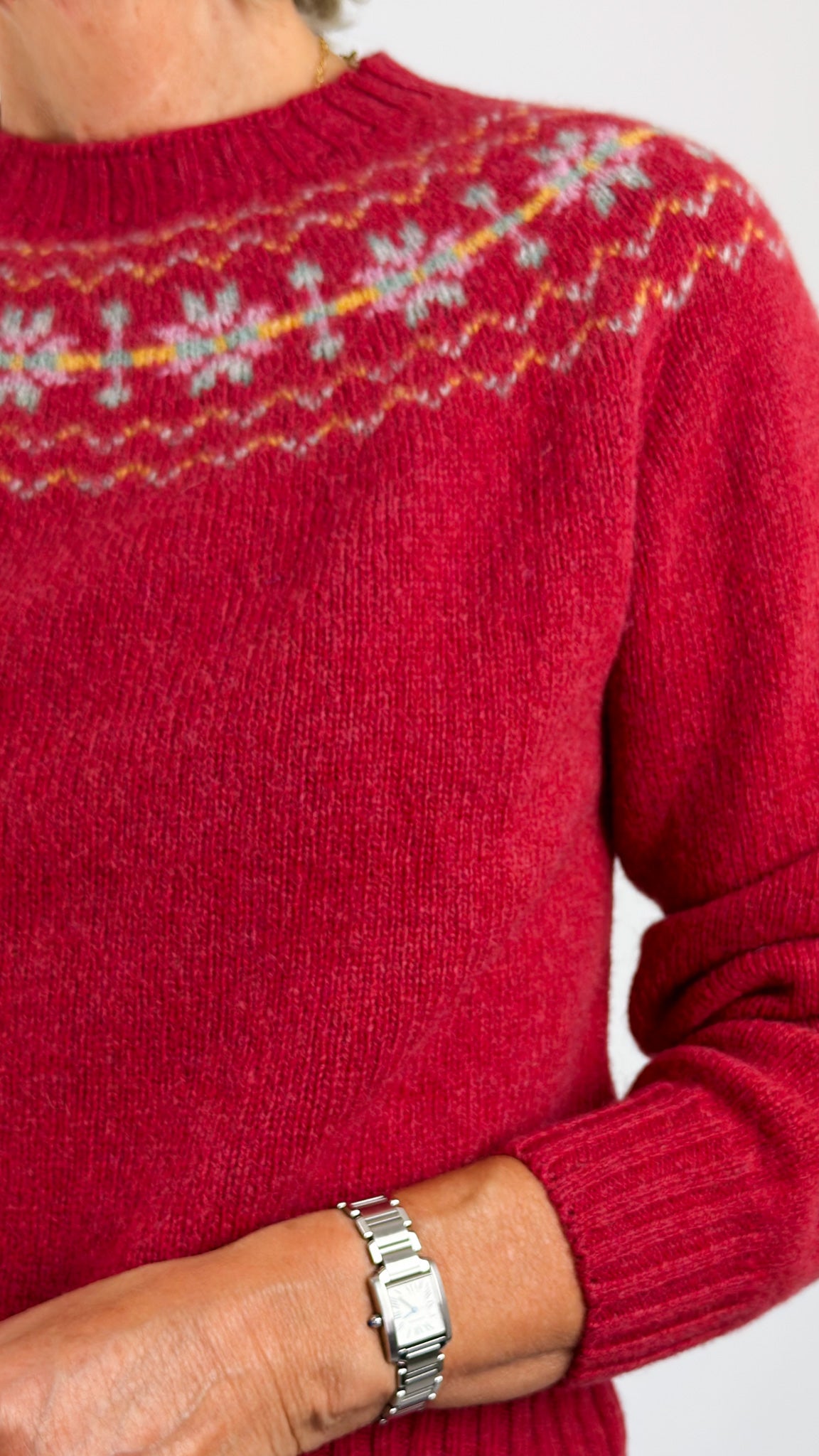 Cordelia James Flavia Jumper Framboise