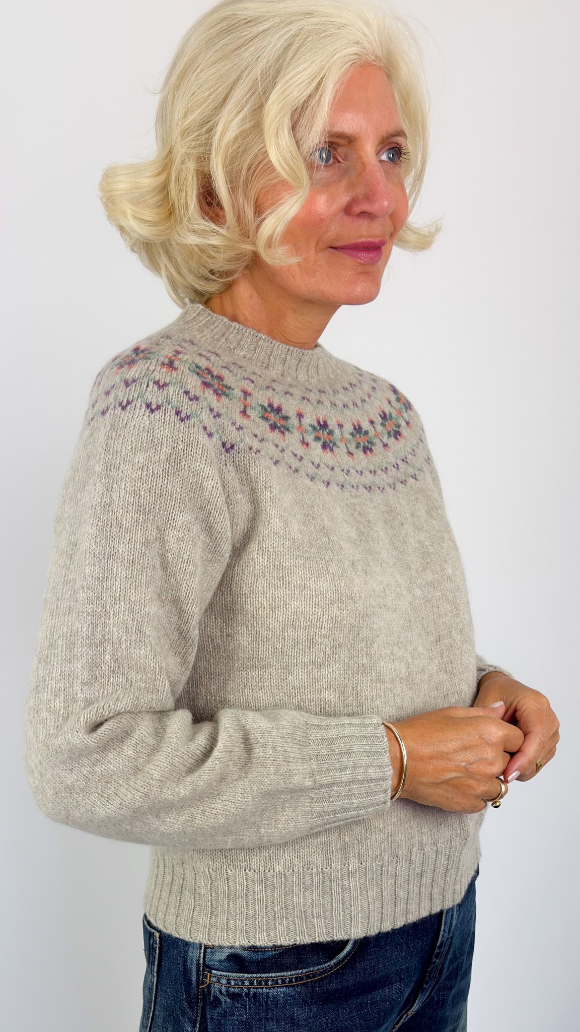 Cordelia James Flavia Jumper Vellum