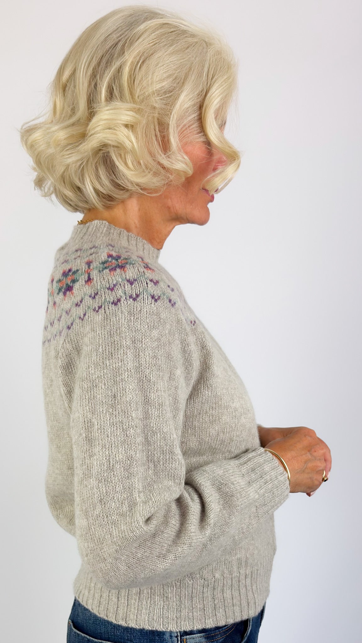 Cordelia James Flavia Jumper Vellum