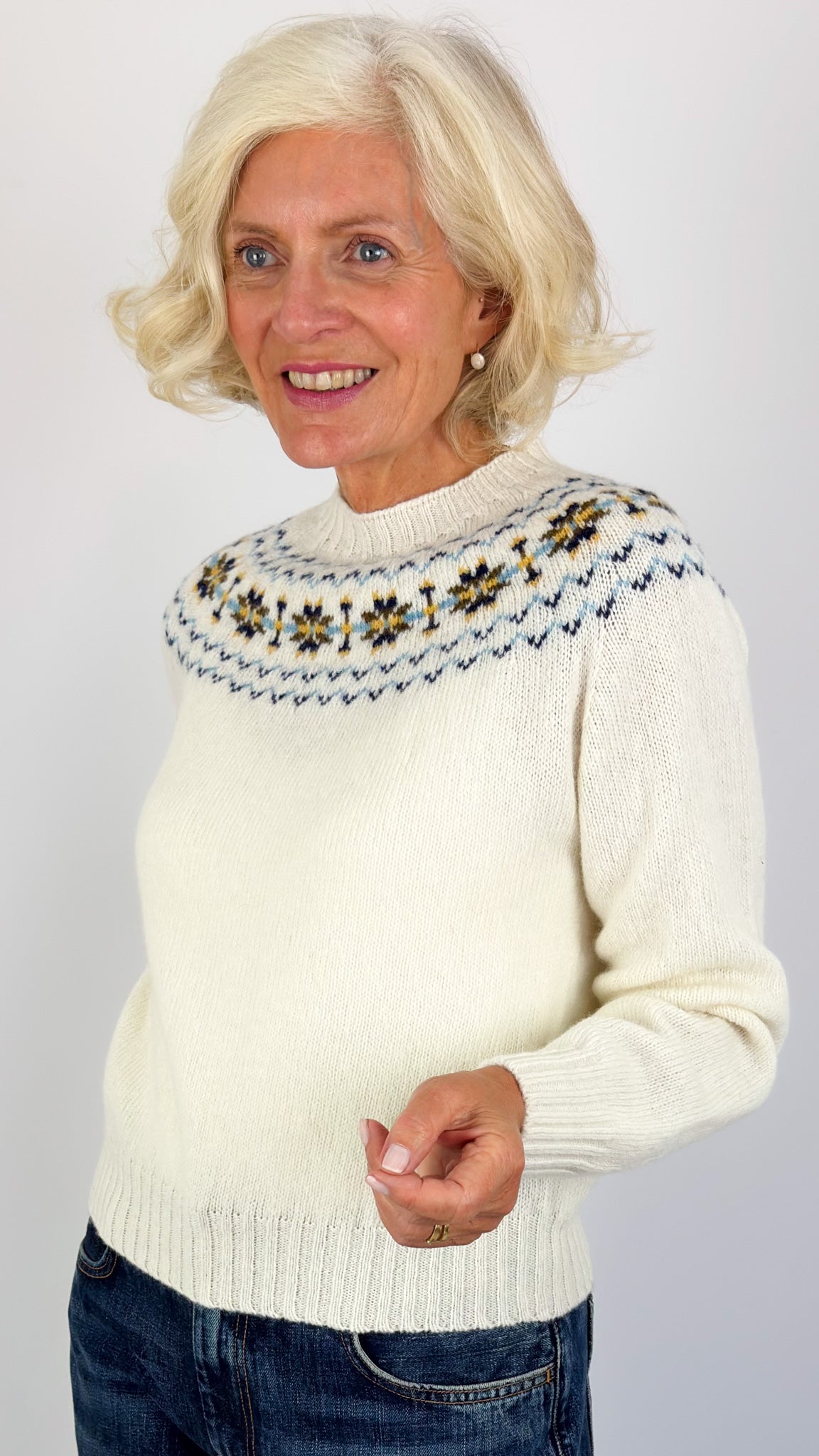 Cordelia James Flavia Jumper Snow