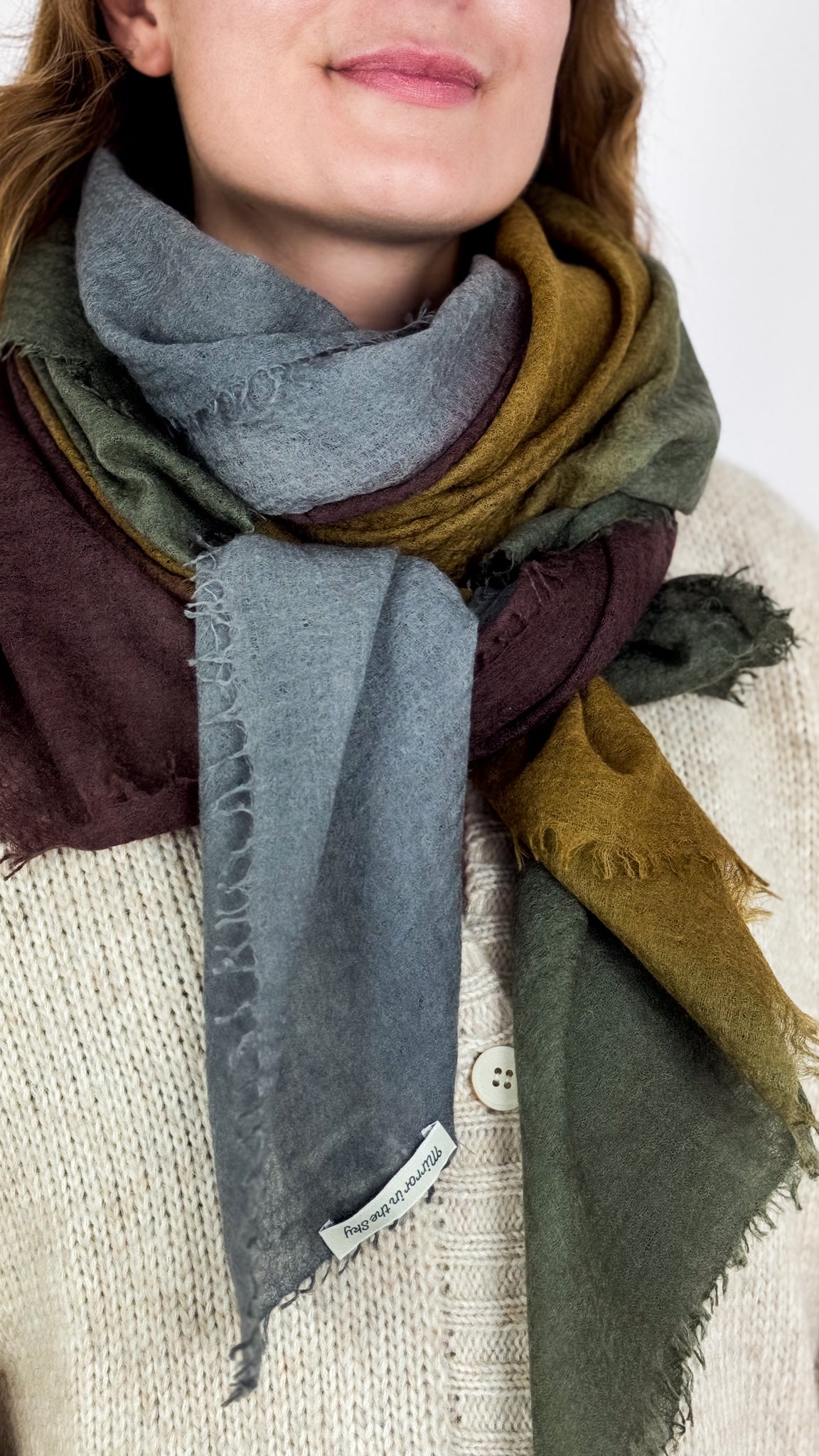 Mirror In The Sky A420 Shawl Flannel/Shadow