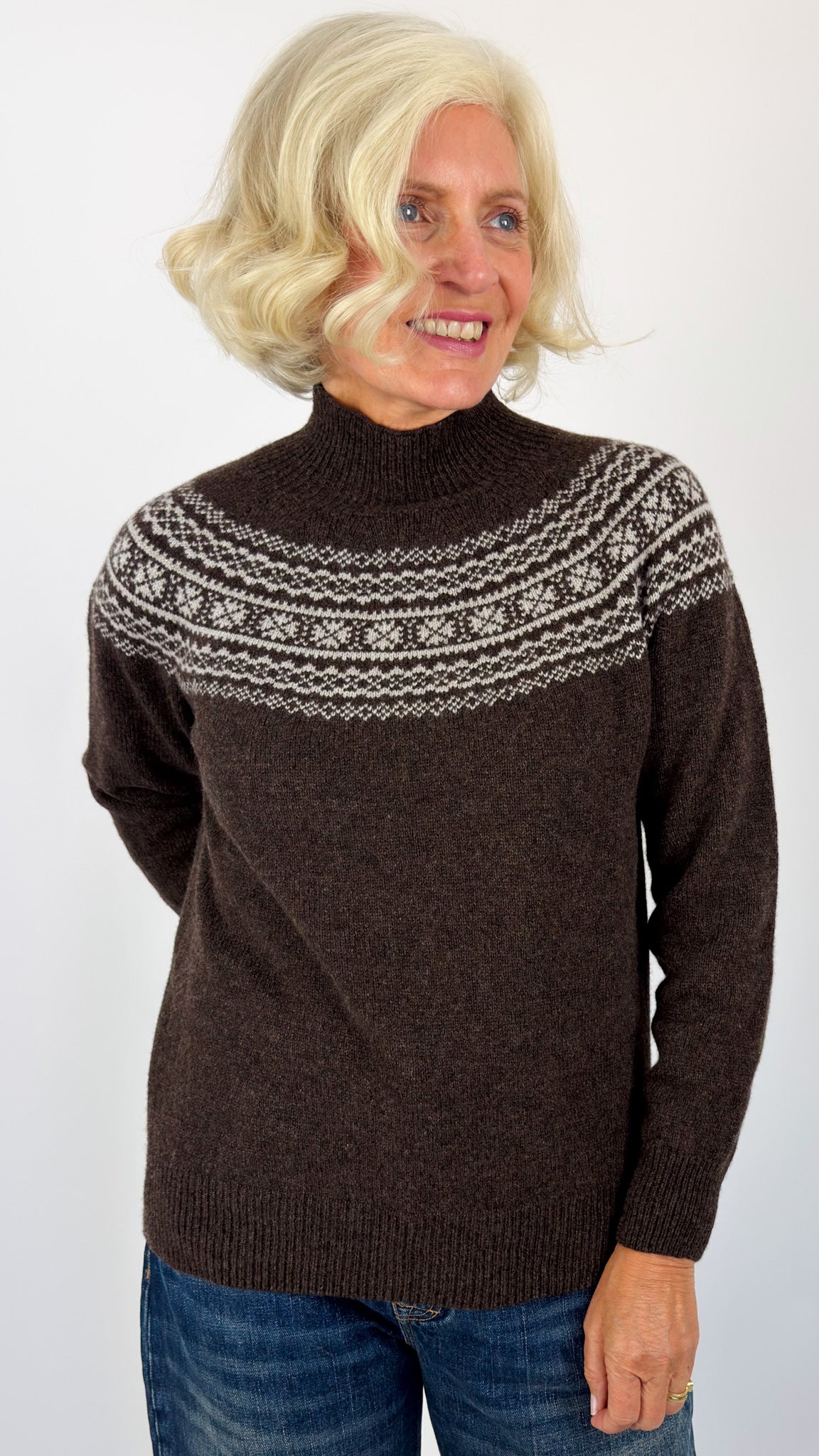 Cordelia James Felicity Jumper Porcupine/Agate