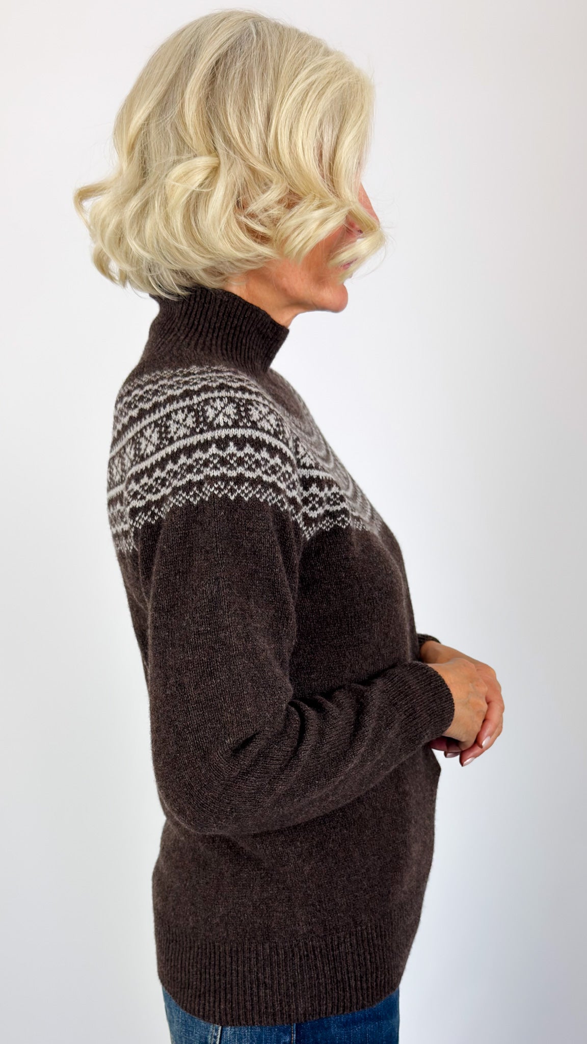 Cordelia James Felicity Jumper Porcupine/Agate