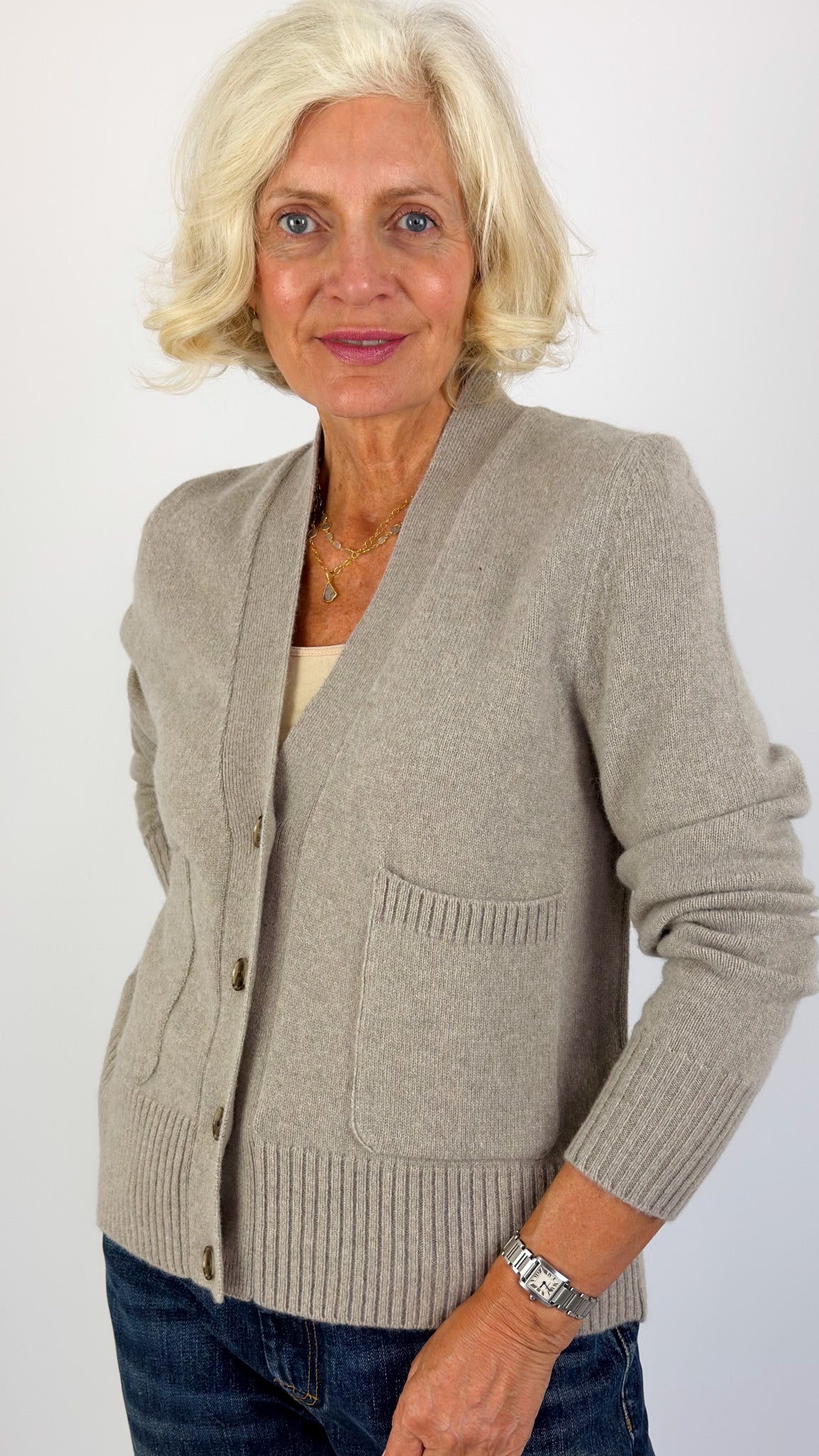 Sibin Linnebjerg Carole Cardigan Sand
