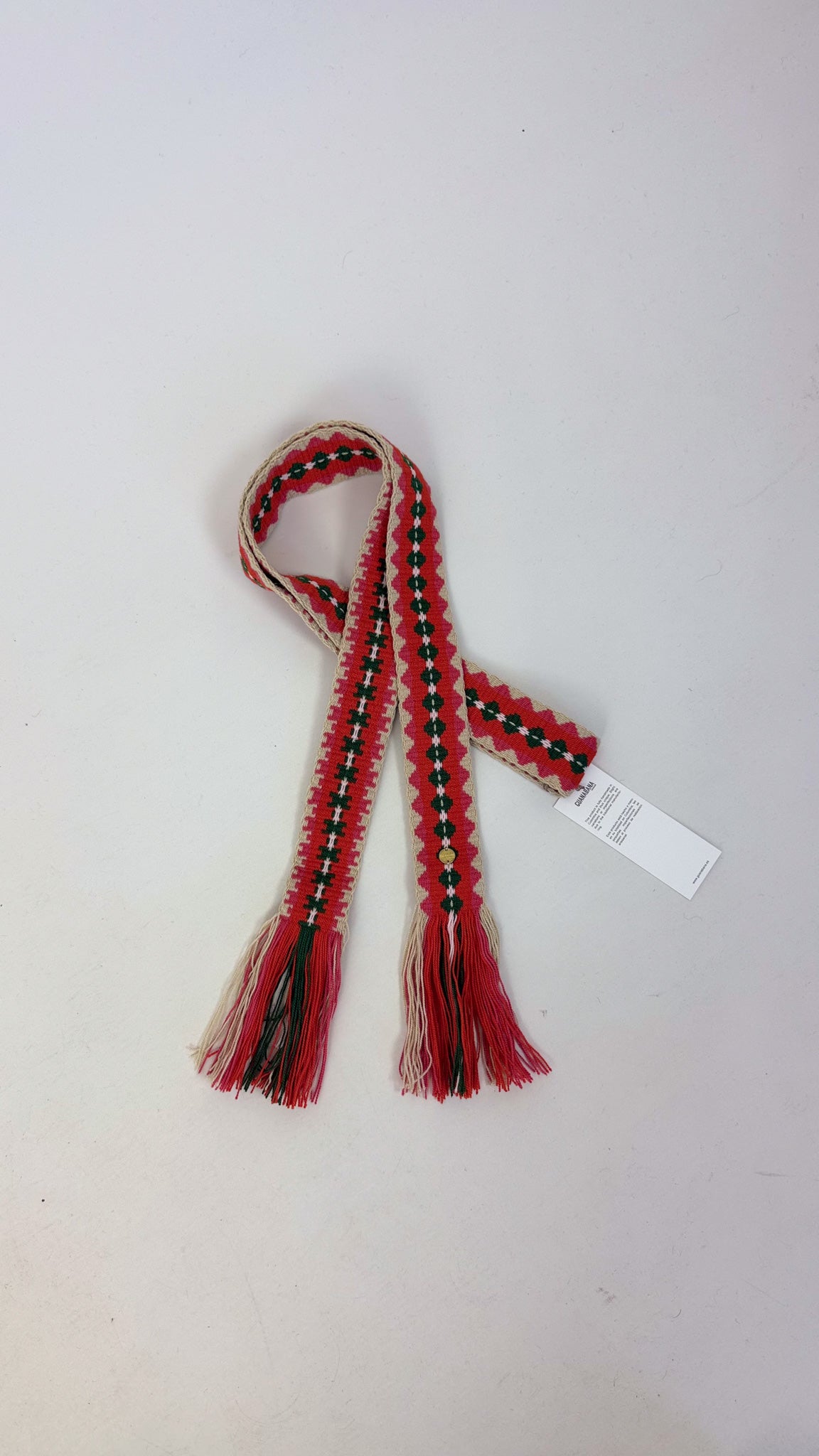 Guanabana 267 Belt Pink & Green