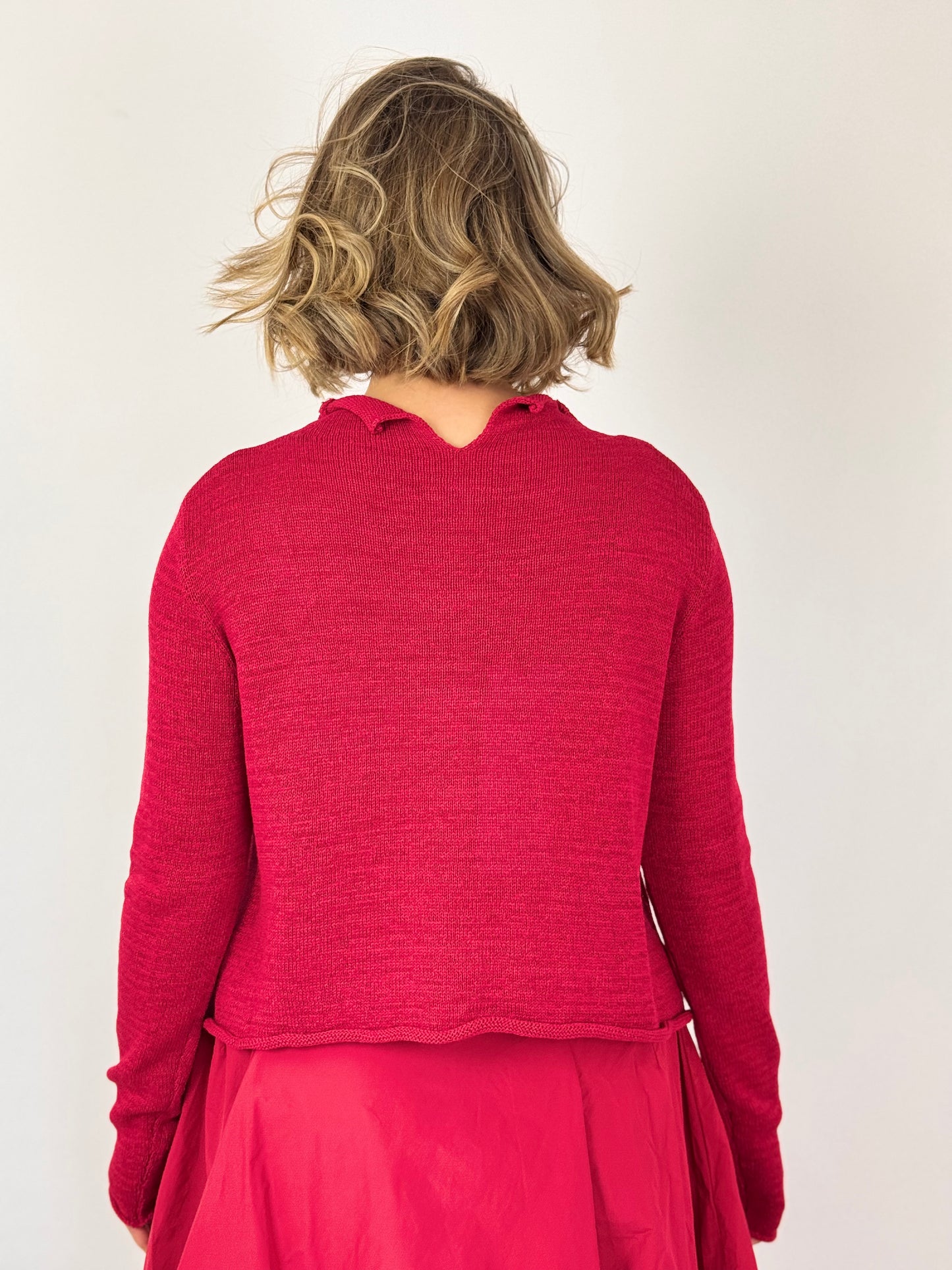 Rundholz Black Label 7106 Cardigan Rose Lotusflock
