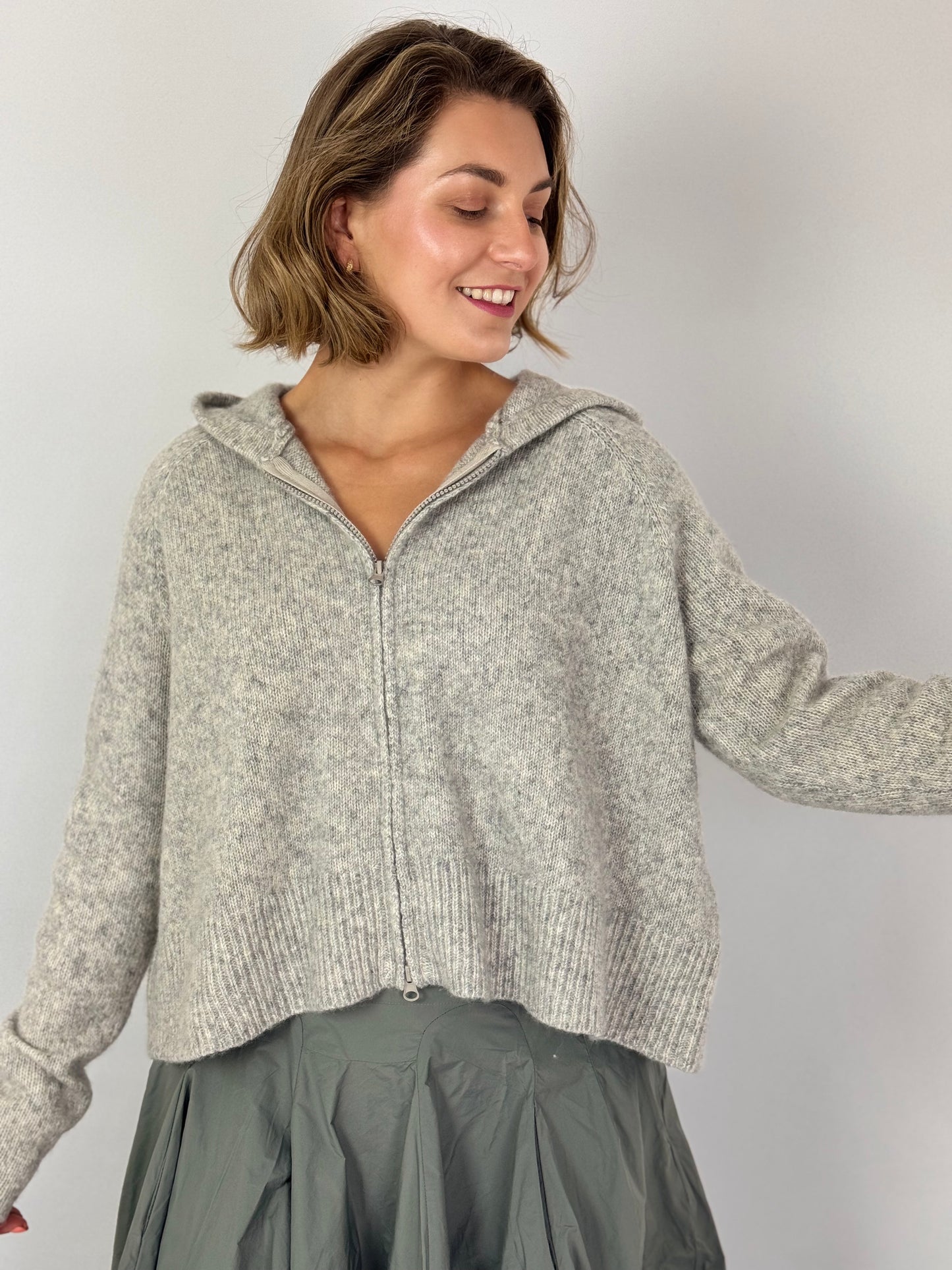 Rundholz Black Label 7103 Cardigan Light Grey