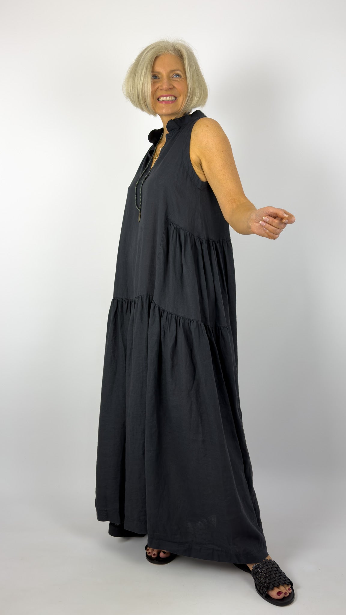 Mama b Limite Dress Anthracite
