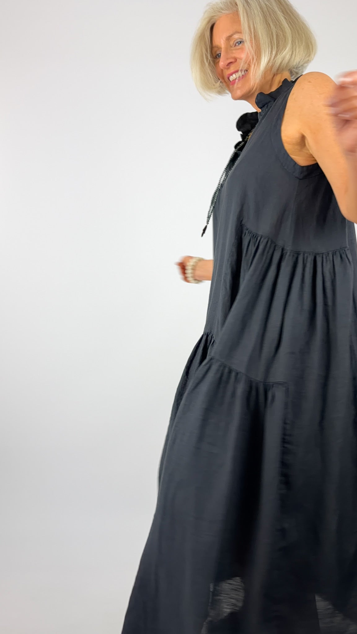 Mama b Limite Dress Anthracite