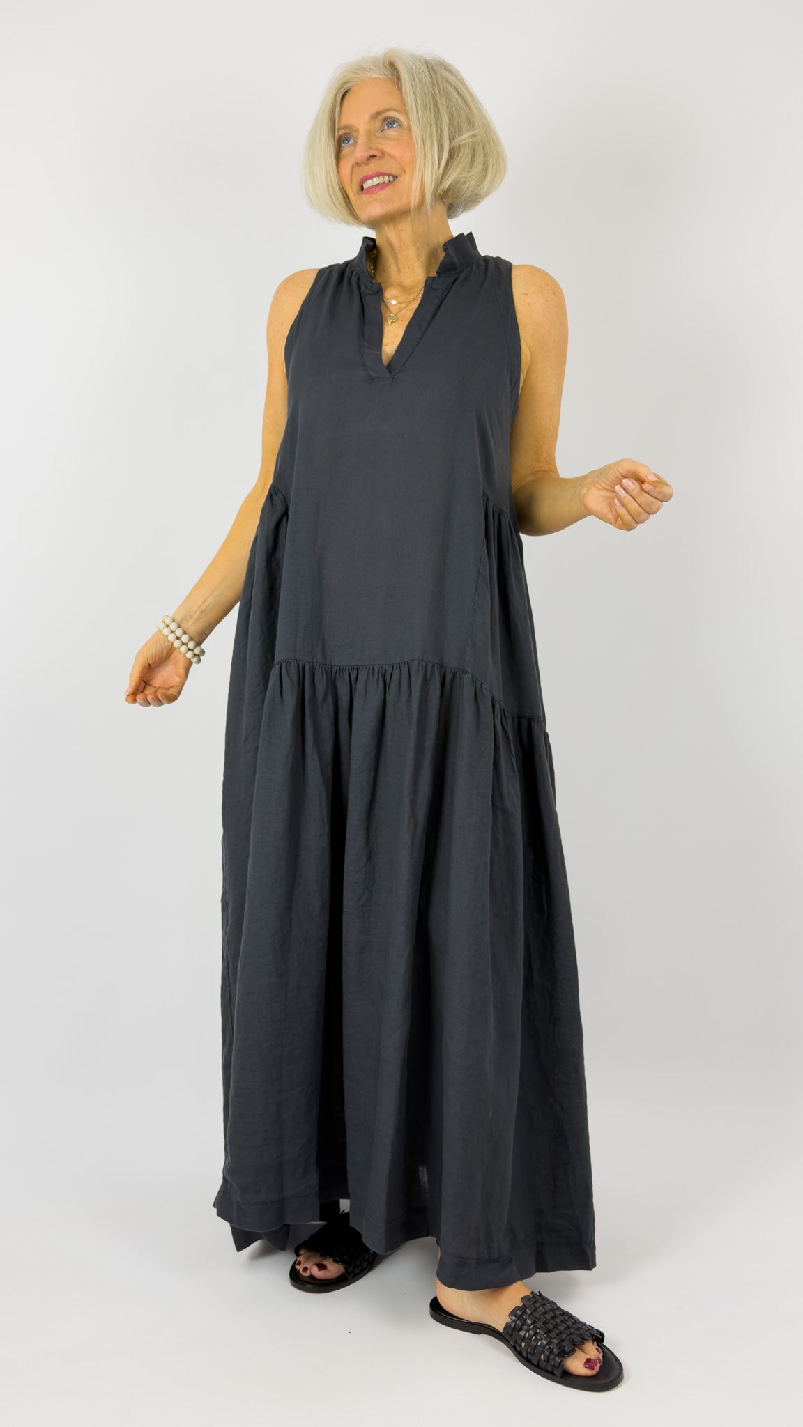 Mama b Limite Dress Anthracite