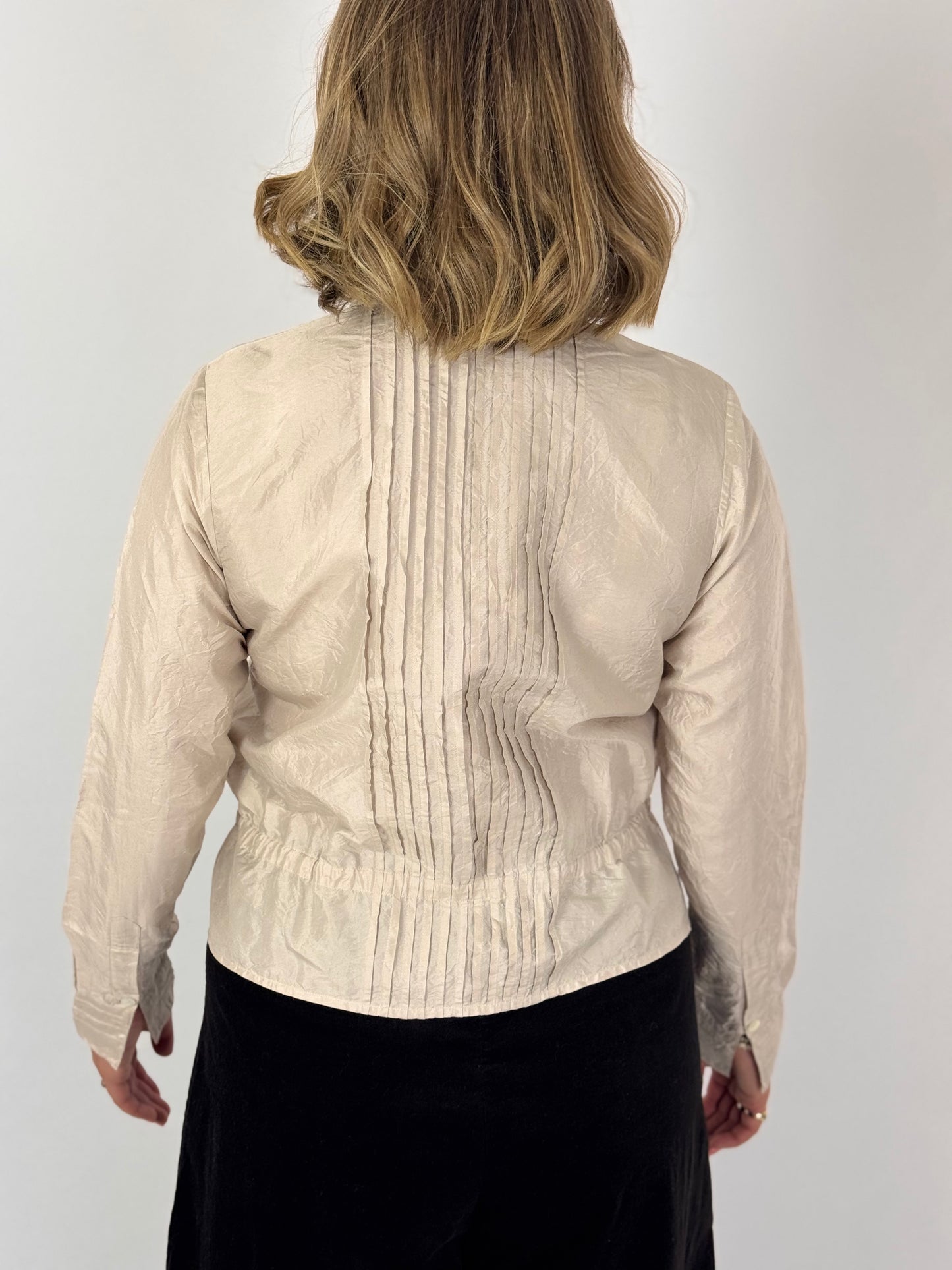 Christian Peau 04 Blouse Silver Beige
