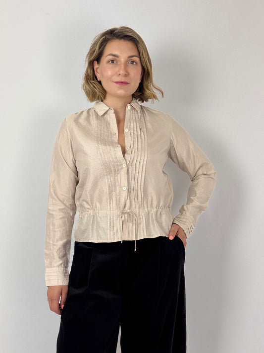 Christian Peau 04 Blouse Silver Beige