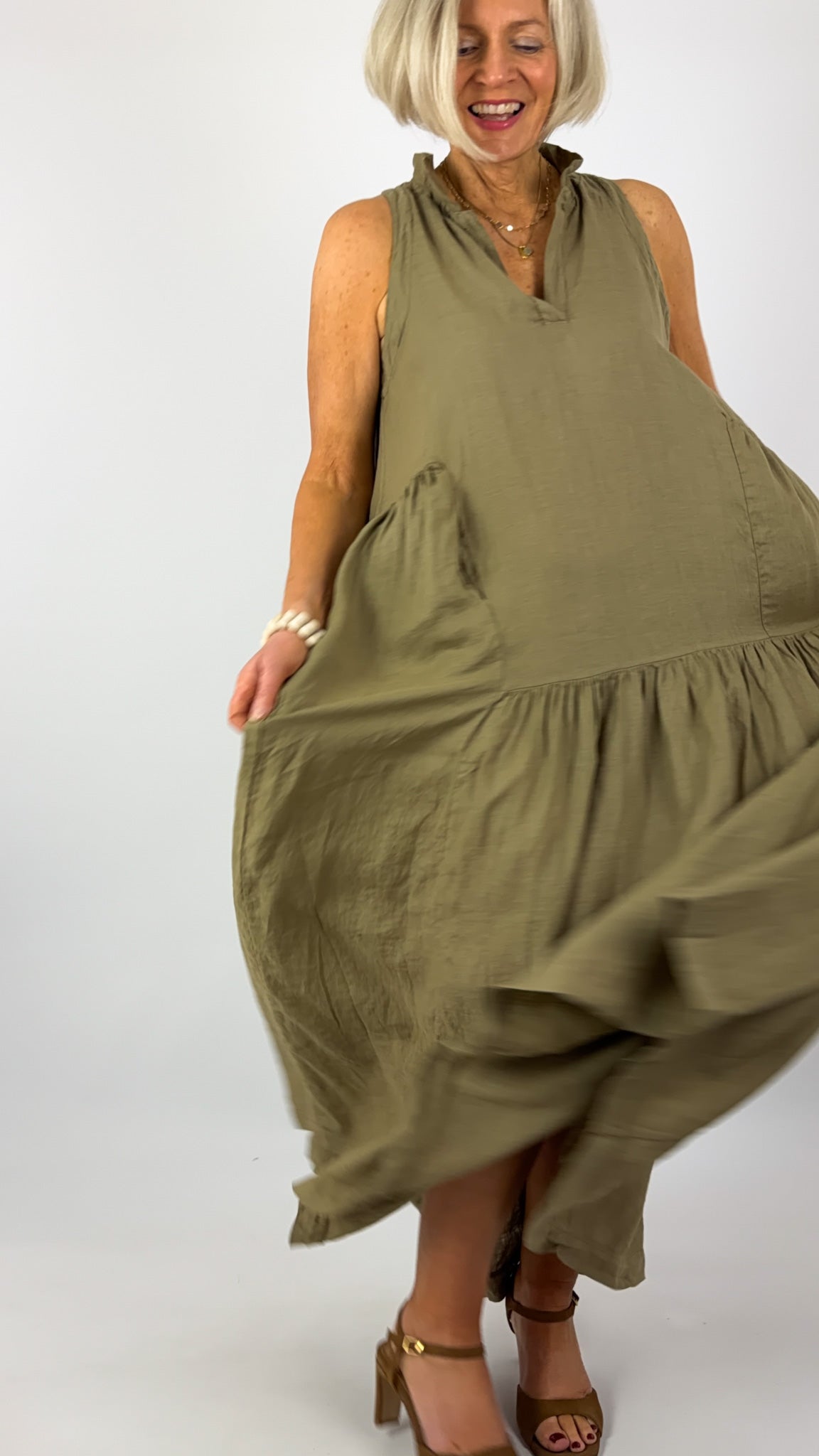 Mama b Limite Dress Cumin