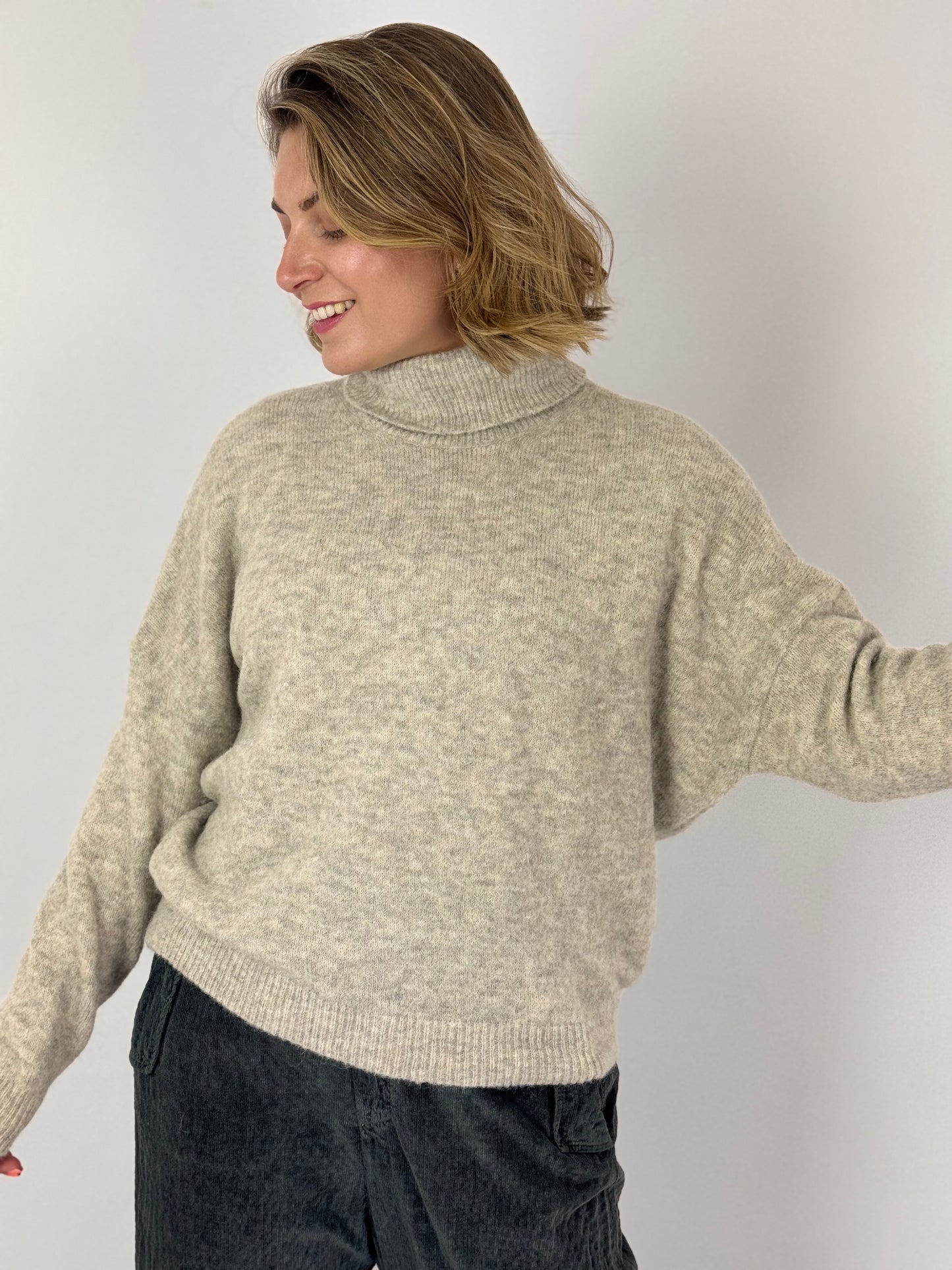 Transit Par-Such 12472 Jumper Light Grey