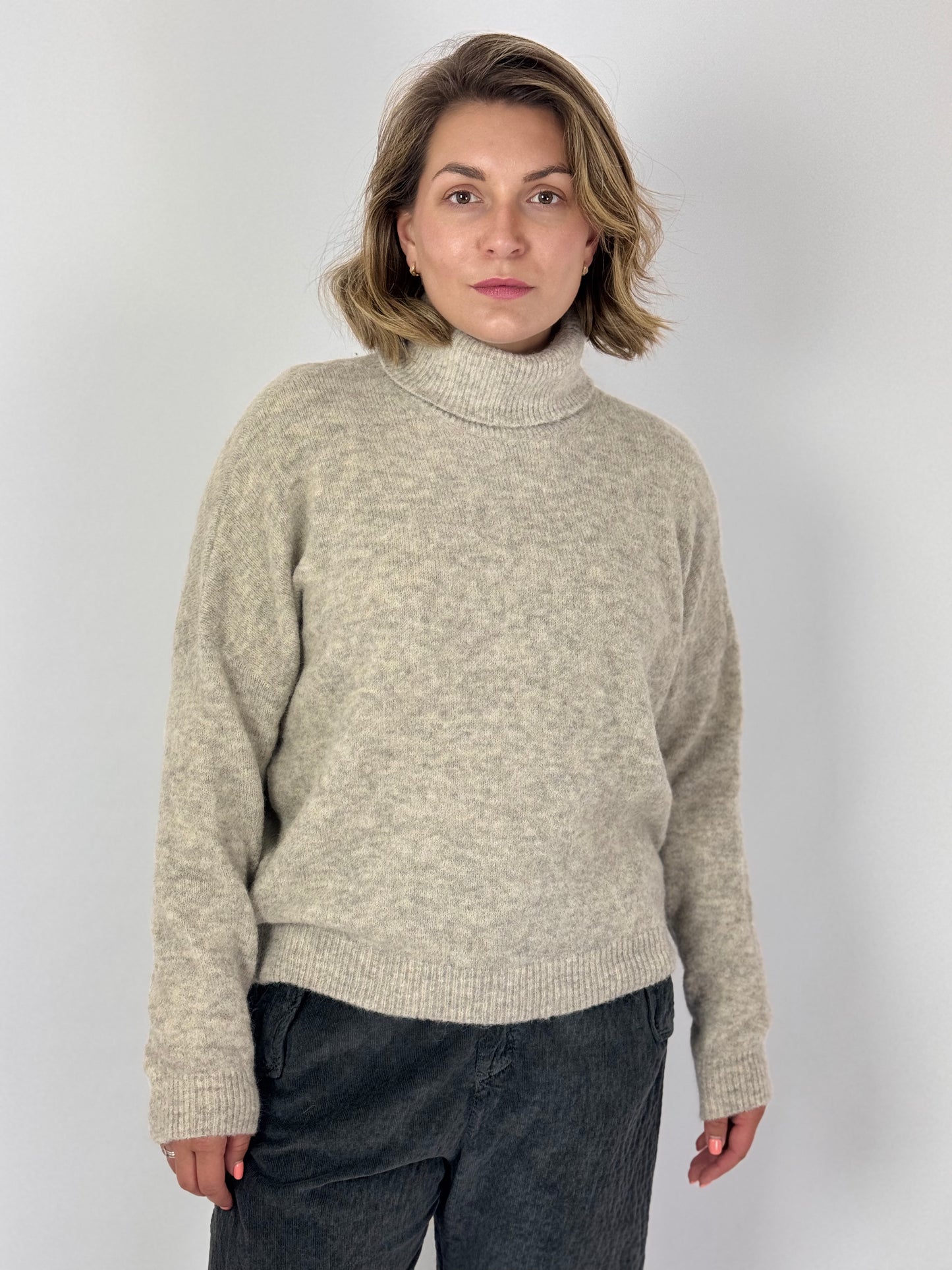 Transit Par-Such 12472 Jumper Light Grey