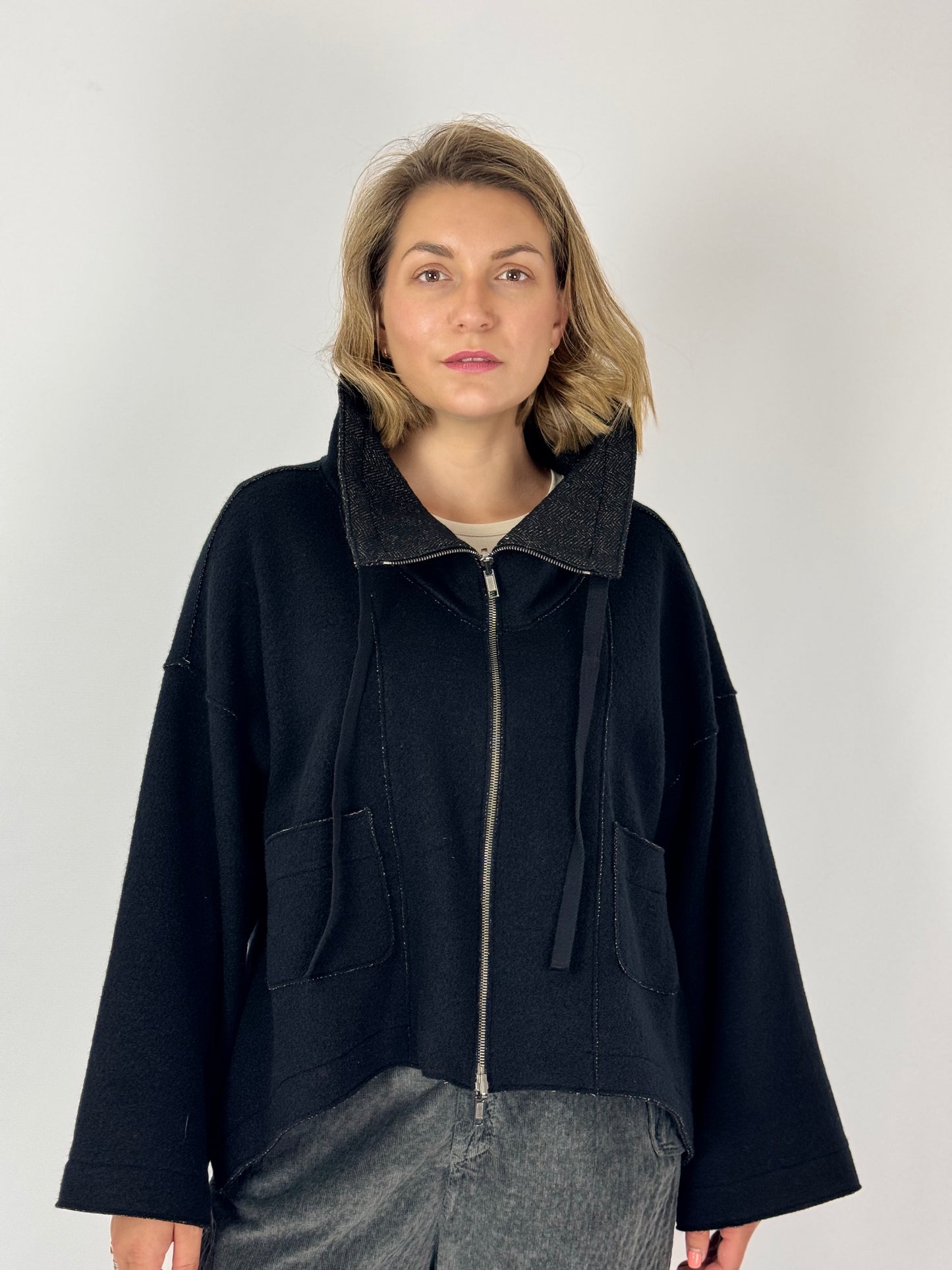 Transit Par-Such 9442 Jacket Herringbone