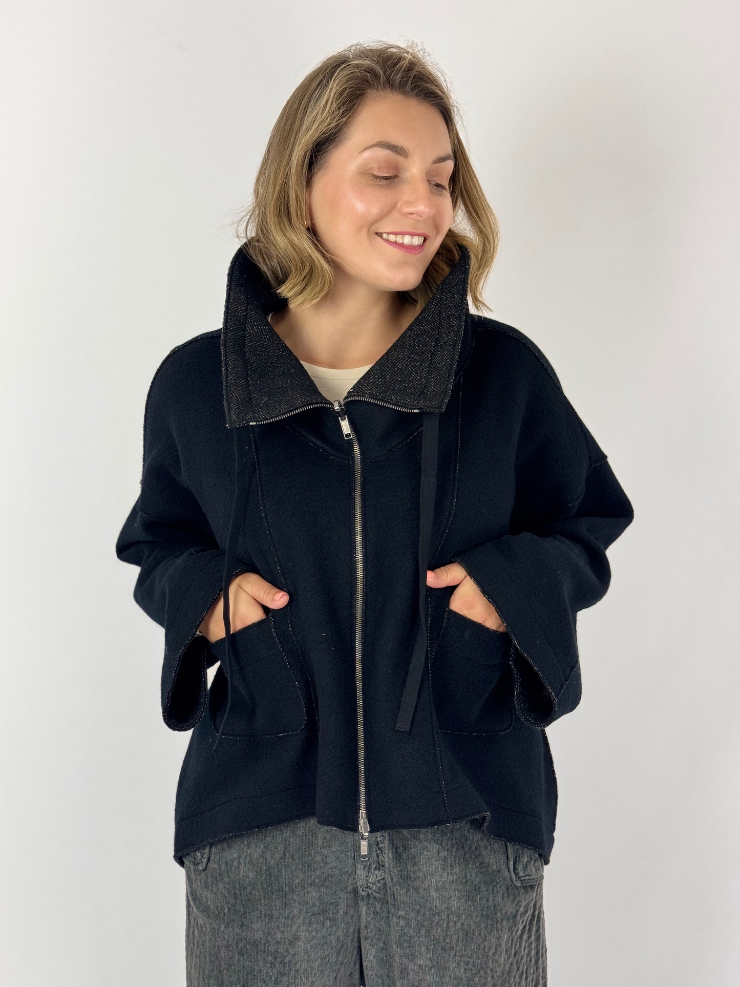Transit Par-Such 9442 Jacket Herringbone
