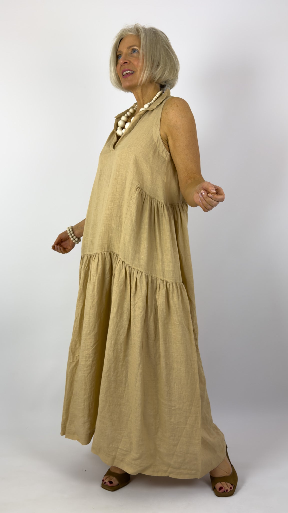 Mama b Limite Dress Grano