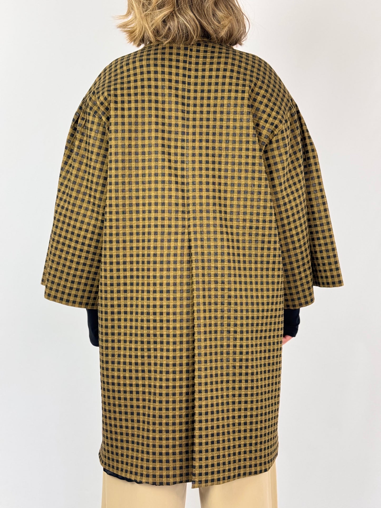 Les Filles d'Ailleurs 501 Jacket Gold Check