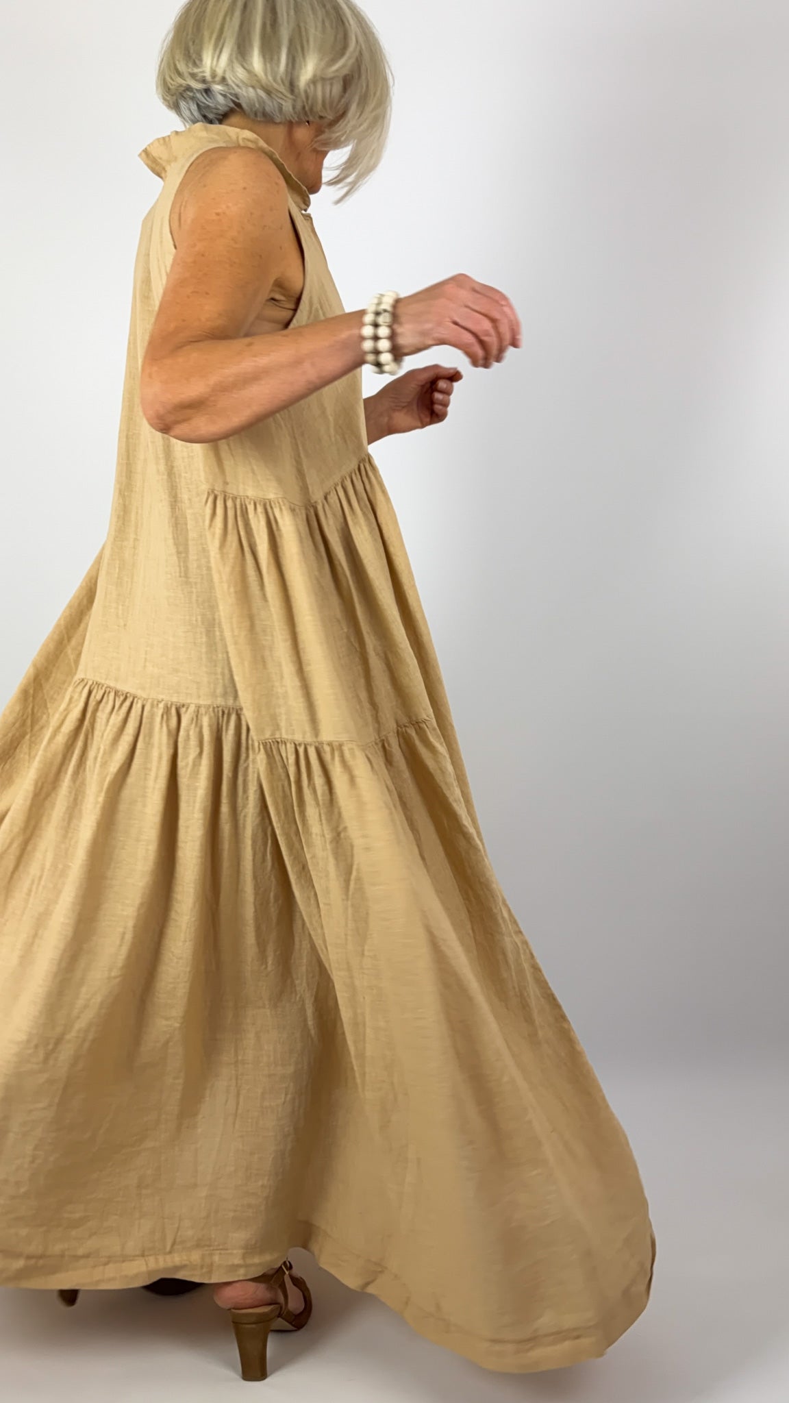 Mama b Limite Dress Grano