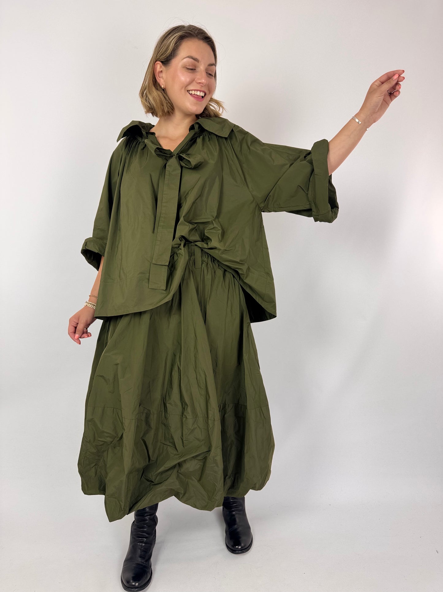 Les Filles d'Ailleurs 840 Top Khaki