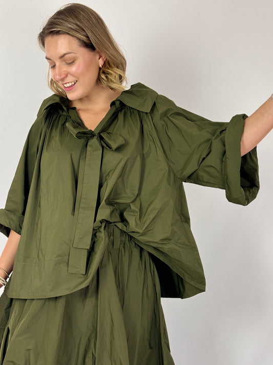 Les Filles d'Ailleurs 840 Top Khaki