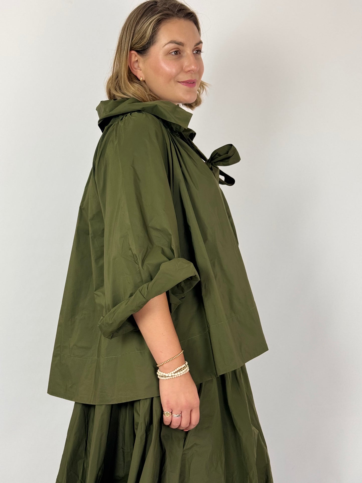 Les Filles d'Ailleurs 840 Top Khaki