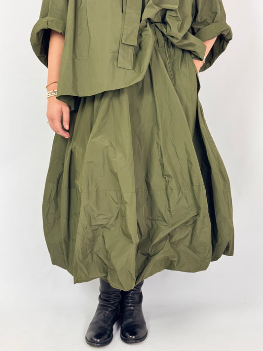 Les Filles d'Ailleurs 566 Skirt Khaki